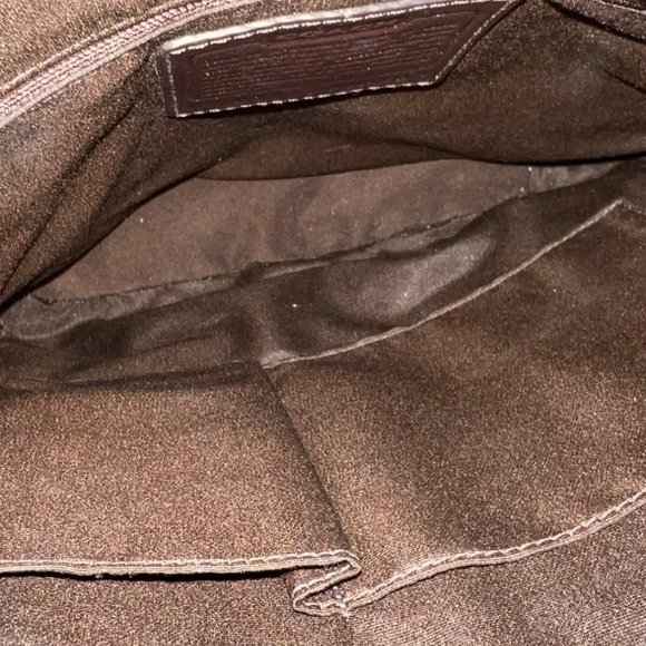 Stunning Coach Patchwork Logo Brown Shoulder Bag - Excellent Condition! - Picture 10 of 15